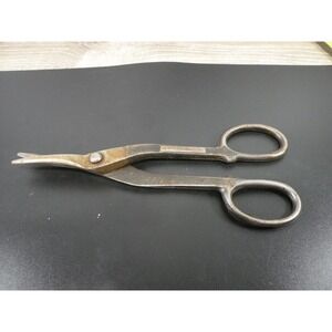 Vintage Craftsman Straight Cut Tin Snips Aviation Shears Metalworking Tool